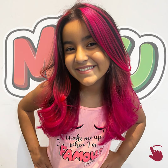 Mecha colorida Ombrê Hair